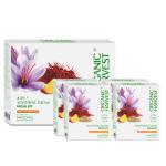 Organic Harvest 4-in-1 Brightening Facial Kit Facial Kit, Reduces Fine Lines & Wrinkles, Infused with Kakadu Plum & Acai Berry - 40gm Each(Pack of 4)