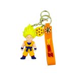 Fullkart Dragon ball Z Goku Silicon Rubber 3D Keychain with Lanyard Hook