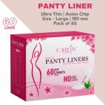 Cailin Care Antibacterial Daily Use Panty Liner For Women (Pack of 60 Large Liners) (Large Size - 180mm)