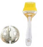 Urban Buy Multicolor Aluminium Gujiya And Big Oil Brush Kitchen Tool Set 2 Pc