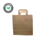 Naturblend Kraft Paper Bags, Grocery bags, 100% Biodegradable & Eco-friendly, Pack Of 20 bags, Size 11x6x11 Inches