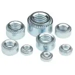 RELY (Pcs-25) M8 Self Clinching nut Rivet Nut Round Head Steel Metal Sheet Mounting Hardware Fastener