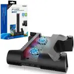 Tcos Tech Ps4 Fat Slim Pro Multifunctional Vertical Stand Cooling Fan
