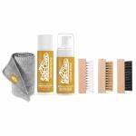 ROYAL CARE PROFESSIONAL FOAM CLEANER 100 ML + SHOE POLISH & MOISURIZER CREAM 100 ML + SHOE DEODRIZER WITH DISINFECTANT SPRAY 100 ML + 1 BRUSH + 1 MICROFIBER CLOTH | Works on Leather, Whites, Nubuck, Golf Shoes, Basketball Shoes, Boots, Sandals