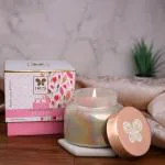 Iris Celeste Apothcary Jar Candle Fragrance Fleur, Variant Kenzo, 225g 8oz Pearl Collection