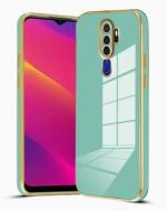 Mintak Oppo A9 2020 Green Silicon 360 Degree Protection and Slim Design Mobile Back Cover