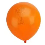 Themehouseparty Orange Chota Bheem Printed Theme Balloons (Pack Of 25)