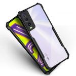 COBERTA Back Cover for Vivo Y12s Back Cover Case - Black Transparent