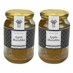 The Date House Apple Murabba | Apple Murabba | Healthy & Delicious | Low Sugar Murabbas | No artificial preservatives or flavors | 100% Plastic Free Packaging - 450gm Each - Pack of 2