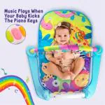 MT HUB Baby Gym Play Mat, Kick and Play Piano Gym, Musical Activity Center for Toddlers