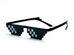 EITHEO Thug Life Sunglasses for Men Women Kids Photo Prop 12 Bit Pixel Mosaic Unisex Party Glasses (Thuglife Glasses)
