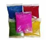 CraftVatika Rangoli Powder Pouches for Floor Decoration (Multicolor, Each 80 Grams) - Pack of 5