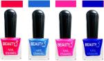 OUR Beauty Multicolor High Quality Quick Dry Long Lasting Hd Colors Nail Polish Pcs Vc105, 32 ml (Set Of 4)