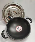 NAAYAGI - LAKSHMIRAM APPACHATTY - 23 CM DIAMETER | PREMIUM NON-STICK APPCHATTY WITH LID