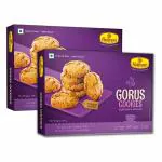 Haldiram's Nagpur Gorus Cookies, Pack of 2 (250 g x 2)