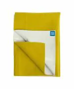 Mee Mee Reusable Water Proof Cotton Bed Protector Sheet/Extra Absorbent Mat/Dry Sheets/Urine Sheet/Dry Mat(50CmX70Cm) (Large, Olive Green)