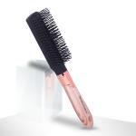 Majestique Hair Brush 8 Row Flat Series - Bio-Friendly Detangling Brush Ultra-Soft Tipped Nylon - For Curly, Straight, Natural, Women, Men
