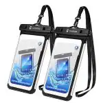 Tarkan Black Thermoplastic Polyurethane Pouch Case For All 6.5 Inch Smartphones (Pack Of 2)