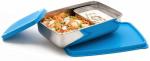 Flyfot Steel Compact 2 Containers Lunch Box (Big), 1100 ml