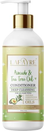 LAFAYRE Avocado & Tea Tree Oil Deep Cleansing Conditioner For Split Ends & Dandruff Hair (300 ml)