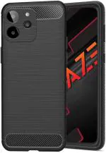 COVERBLACK Silicon Back Cover Compatible model for Lava Yuva 2Pro - Black