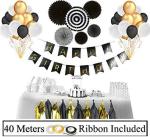 Festiko Birthday Party Decoration Combo (Black) For Birthday Parties, Birthday Decoration And Birthday Celebrations