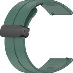 RUPELIK (20mm Silicone Megnatic Lock Strap Green) Strap for Samsung 20mm, Noise ColorFit Brio, Suunto 3/5, Noise ColorFit Qube Oxy, ColorFit Qube 02, Amazfit GTS,GTS 2,GTS 2 Mini,GTS 2E,GTS 3, Noise Icon Buzz Smartwatch Strap (20MM)