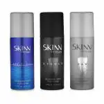 SKINN By Titan Premium Deodorant Spray Premium Range for Him (Pack of 3-150ML Each)