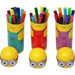 Neel Universal Buyer Plastic Multicolor Cartoon Shape Pencil Box For Kids (Pack Of 10)
