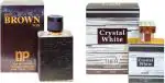 Aa Aromas Best Brown Noir And Crystal White Eau De Parfum For Men And Women, 75 Ml Each (Pack Of 2)