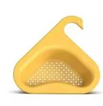 ViNishq Cute Plastic Washing Bowl Sink Corner Strainer for Basin Tap Rice, Fruits, Vegetables, Noodles, Pasta & Storing| Hanging & Swan Design| Pack of 2
