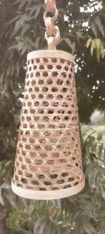 M/S SANGNIMA Bamboo Woven Bedroom Star Pendant Lamp | Lampshade Simple Hanging Lamp Compatible with Living Room/Cafe/Bar/Dining Room/Club/Office Etc.