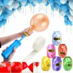 Party Propz 3-in-1 Balloon Pump Combo With Ribbons -8 Pcs