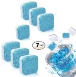 Avicii Brand Premium Washing Machine Cleaning Tablet Descaling Powder Tablets Washing Machine Deep Cleaner Deep Cleaner Tablet All Companies Front and Top Load -7 Count -Pack Of 7- REFRESH BLUE