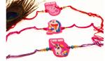 Kavim Pepa Pig, Unicorn and Dora cartoon rakhi for Kids