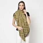 Oswal Women Yellow Printed Polyester Shawl (Free Size)