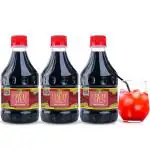 Dhampur Green Kala Khatta 900ml (300ml x 3) | Mocktail & Cocktail Syrup mixes