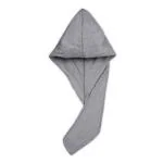 Mush Dark Grey Bamboo Hair Wrap Towel