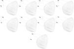 Benison India White N95 Anti Pollution Mask (Pack Of 9)