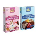 Mr.Kool Premium Double Action Cake Baking powder 100 gm and Baking Soda Powder 100gm.Pack of 2