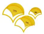 Traceease clam shell Quilting Template Stencils Set Of 3, 3