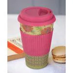 Freelance Bamboo Fibre Eco Travel Mug, 400ml, Pink