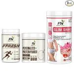 Floral Nutrition Weight Loss Slim Shake Combo Formula-1,Energy drink Lemon&200gm Protein Powder