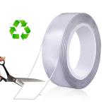 QELISTA Double Sided tape Self Adhesive High-Strength Packing Tape Rolls, Packaging Tape