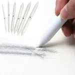 Pindia Compressed Paper Smudging Stick Set - Pack of 6 (White)