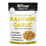 RiTrue Superfoods Kashmiri Garlic l 400GM Pure Organic Garlic Cloves Lehsun