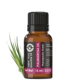 Holy Natural Palmarosa Essential Oil 15ml (with Dropper Plug), Undiluted Therapeutic Grade, Best For soft, moist and youthful skin, relieve inflammation, wrinkles and Minimizes acne scars.