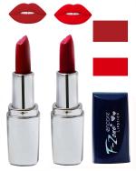 OUR BEAUTY Multicolor Creamy Matte Moisturising Lipstick Ks78 (Set Of 2)