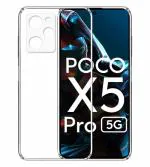 Case Club Transparent Silicon Shock Proof Back Cover for POCO X5 Pro 5G
