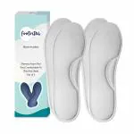 Footvital Memory Foam Shoe Insoles Supports Heel & Absorbs Foot Sweat, Lightweight for Men & Women- Grey (2 Pair)(Size-8)